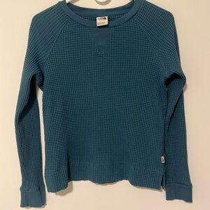 The North Face crew neck waffle top